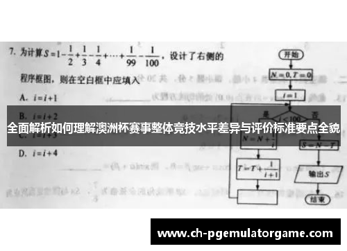 全面解析如何理解澳洲杯赛事整体竞技水平差异与评价标准要点全貌